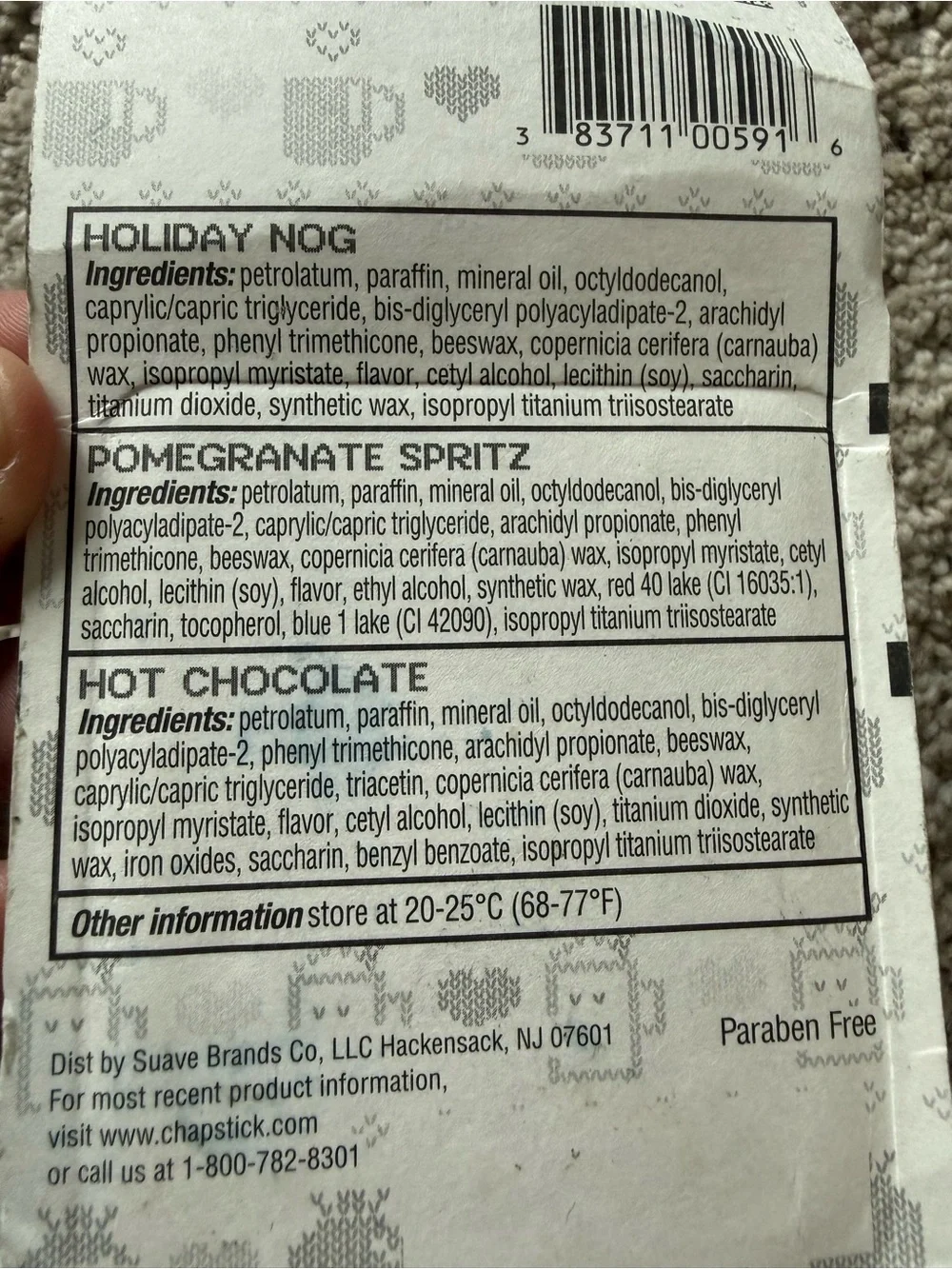 Chapstick hot chocolate